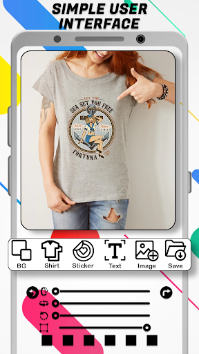 Android application T Shirt Design - Custom Shirts screenshort