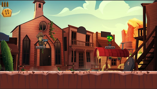 Android application cowboy vs zombie challenge screenshort