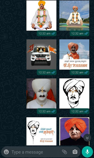 Android application Bhagwan Baba Sticker screenshort