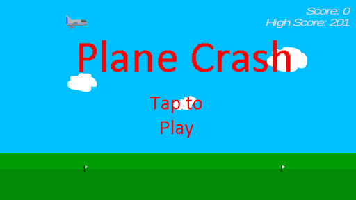 Android application Plane Crash screenshort