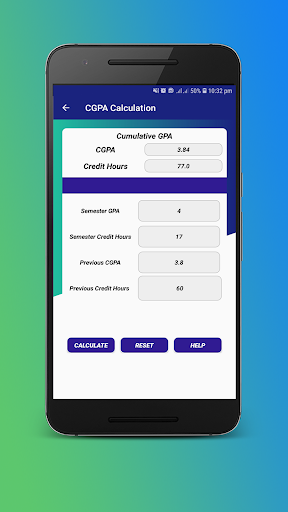 BU GPA Calculator 2020 Screen 3