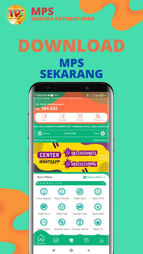 Android application MPS Madura Payment Shop screenshort