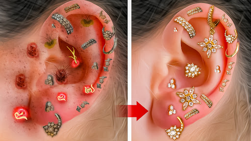 Android application ASMR Ear Salon: EAR WAX Makeup screenshort