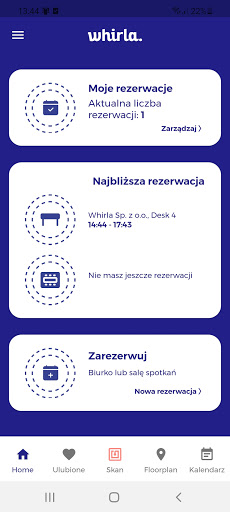 Android application Whirla Smart Office screenshort