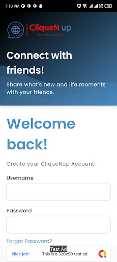 CliqueNup Screen 3