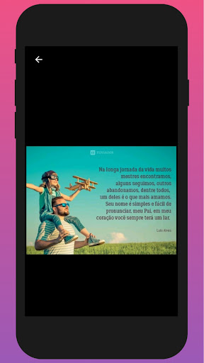 Android application Mensagem Para Pai screenshort