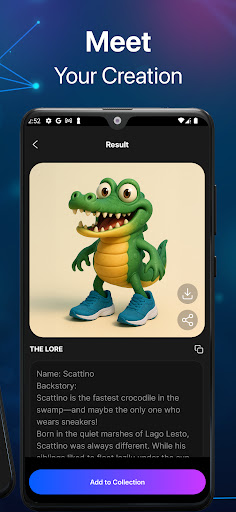 Screenshot of AI Hybrid Character Creator