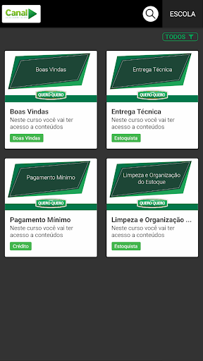 Android application Canal Quero-Quero screenshort