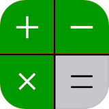 Calculator+ green free icon