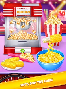 Crazy Movie Night Food Party - Make Popcorn & Soda Screenshot