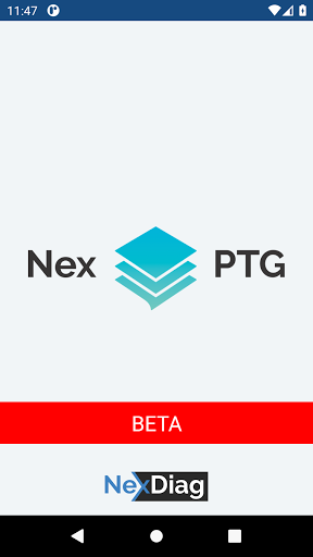 Android application NexPTG Beta screenshort