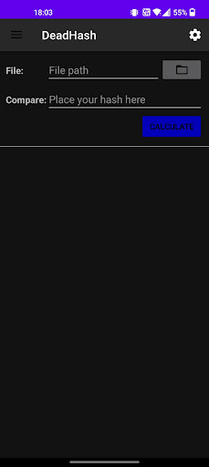 Android application DeadHash screenshort