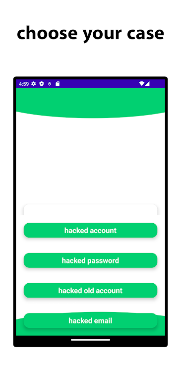 recover hacked account : ways - 1.0 - (Android)