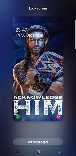 Android application Roman Reigns Wallpaper 4k 2023 screenshort