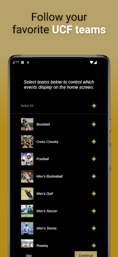 Android application UCF Knights screenshort