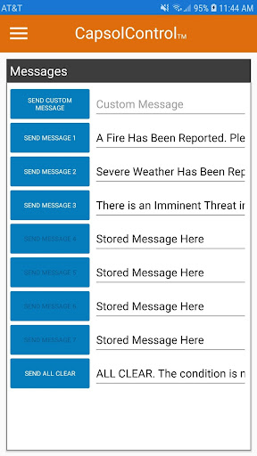 Capsol Control Screen 2