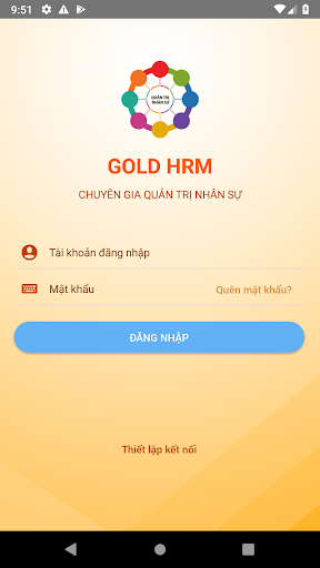 Android application Gold HRM - Quản trị nhân sự screenshort