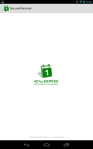 Android application CLOMO SecuredCalendar screenshort