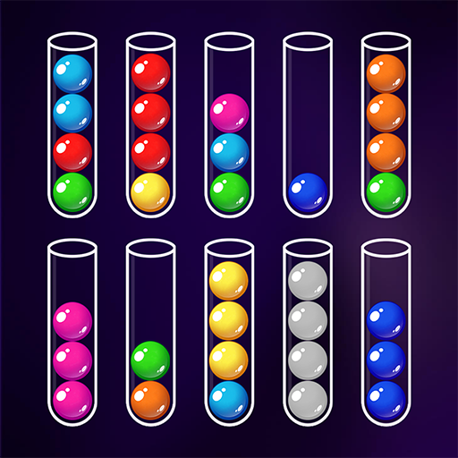 Ball Sort: فرز الكرات الملونة