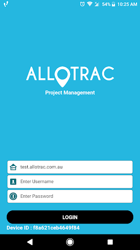 Android application Allotrac Project screenshort