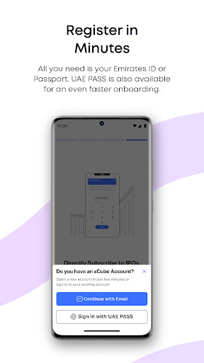 Android application xCube: Investing & Trading screenshort