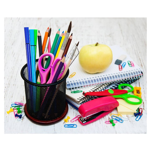 S R Stationery logo