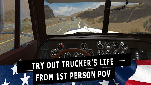 Truck Simulator PRO USA Mod APK 1.04 (Unlimited money) Gallery 1