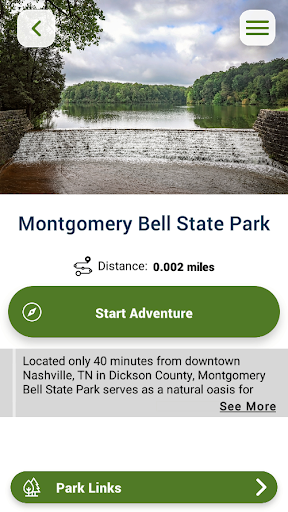 Explore Tennessee State Parks Screen 3