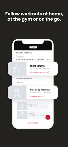 Screenshot of Axiom Fitness by VillaSport