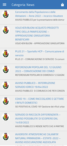 Comune di Ussana Screen 2