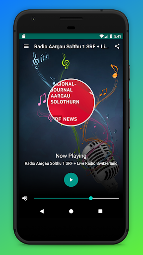 Android application SRF 1 Radio Aargau Solothurn screenshort
