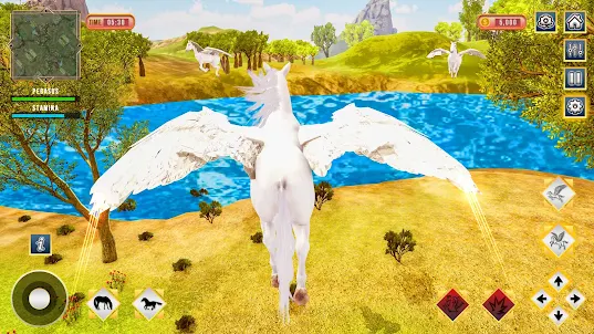 Simulateur de licorne volante