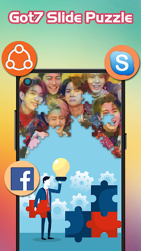 Android application Challenge Got7 Slide Puzzle screenshort