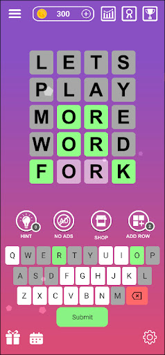 Wordlez - Word Puzzle Game Screen 2
