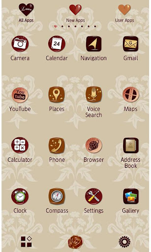 Chocolate Love Theme +HOME Screen 2
