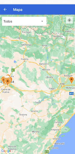 DisplaceTool App Screen 2