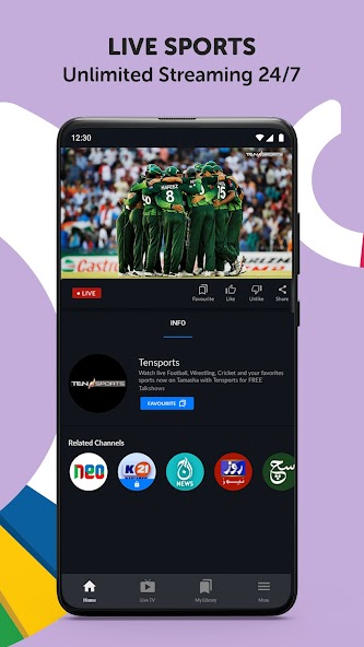 Tamasha: Cricket, TV, Movies 3.1.5 APK + Mod (Unlimited money) for Android