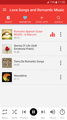 Love Songs and Romantic Music Screenshot 3 - AppWisp.com