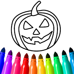 Aplicación para colorear dibujos de Halloween
