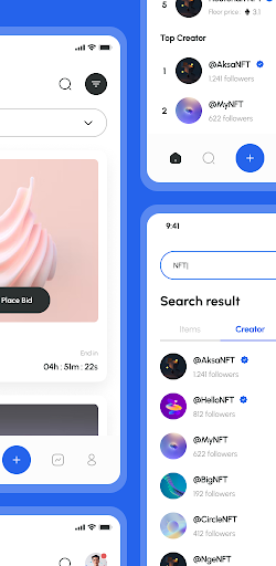 Aksty. - NFT Marketplace Screen 2