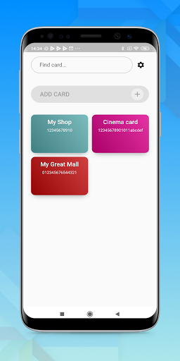 Android application Cardevo screenshort