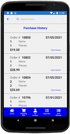 QwikPoint/ProfitPoint ProOrder Screen 3