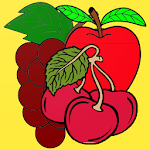 Cover Image of Download Coloring Fruits : Learn to color 1.0 APK