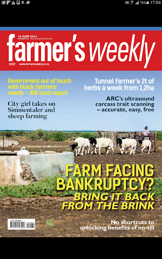 Android application Farmer’s weekly SA screenshort