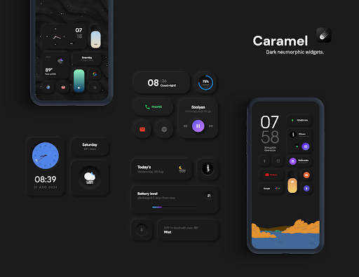 Caramel KWGT Screen 3