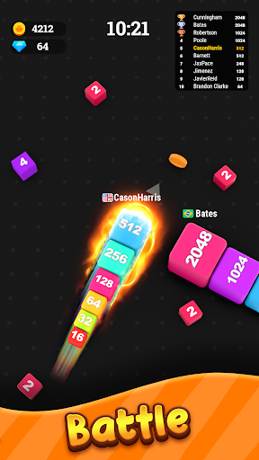 Android application Jelly Cube Run 2048 screenshort