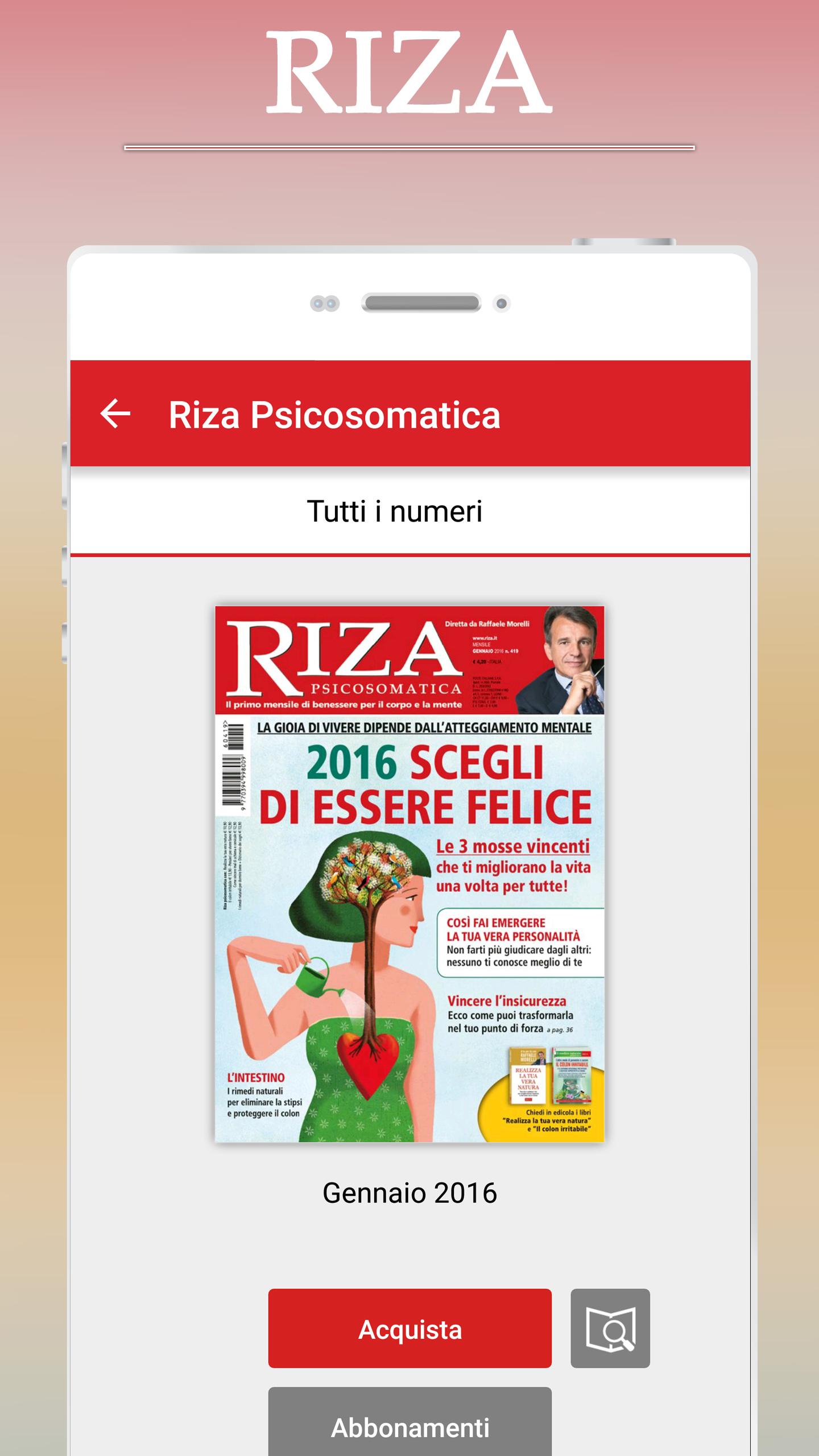 Android application RIZA screenshort