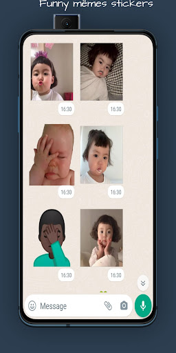 Mêmes funny Stickers Screen 3