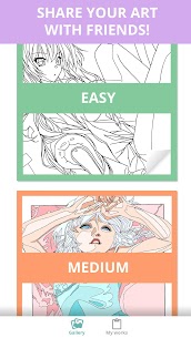 Manga & Anime Coloring Book: Pages For Adults 1