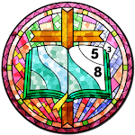 Cover Image of Download Stained Glass Color by Number  APK